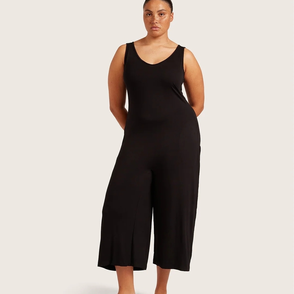 BOODY Long Jumpsuit, Black, Size Small
